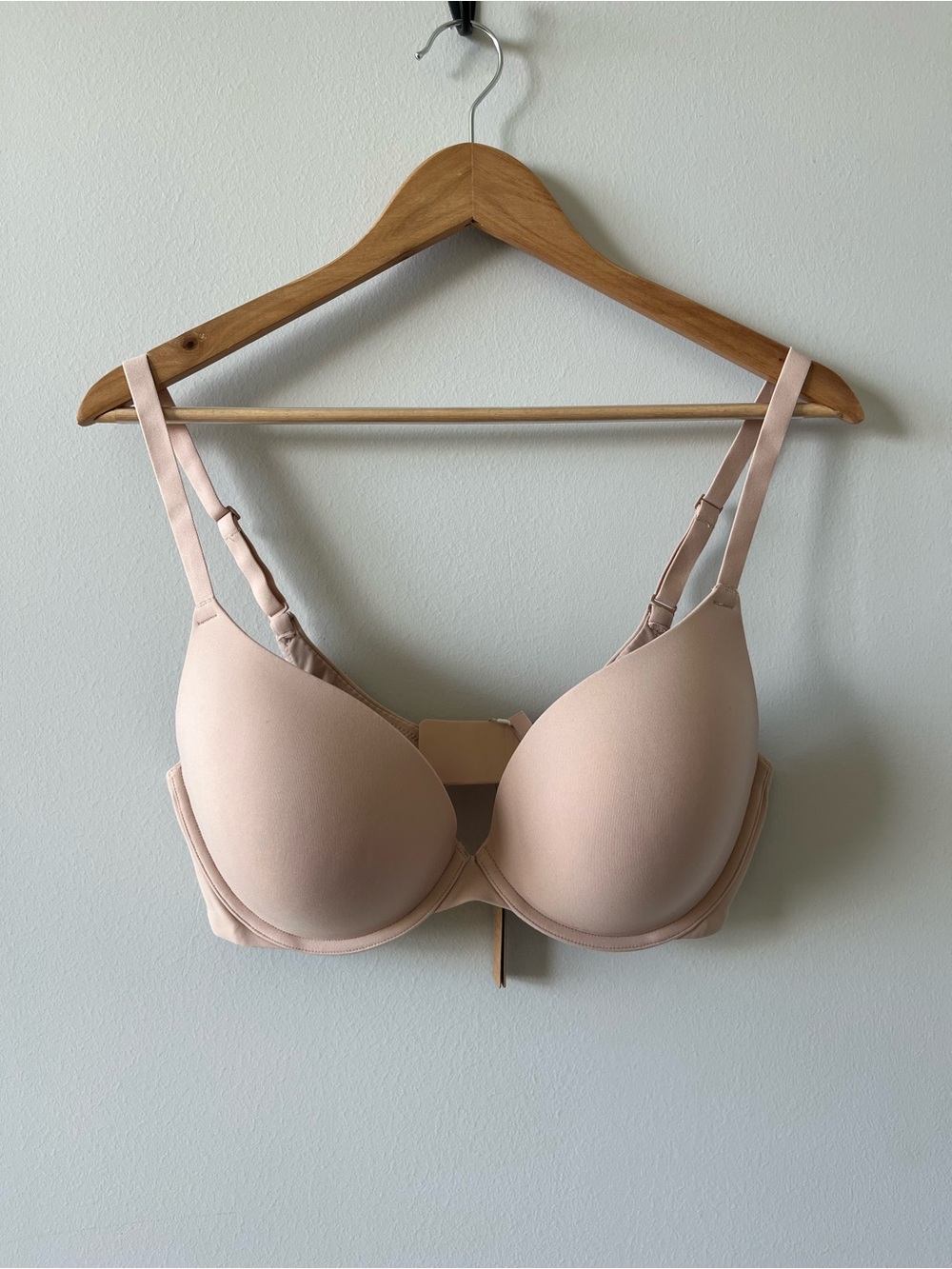 SKIMS Fits Everybody Push-Up Demi Bra 36DD NWT Mica Color